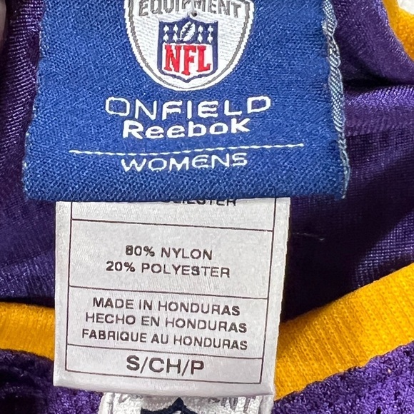 Minnesota Vikings NFL Football Jersey Reebok Womens - Picture 8 of 8